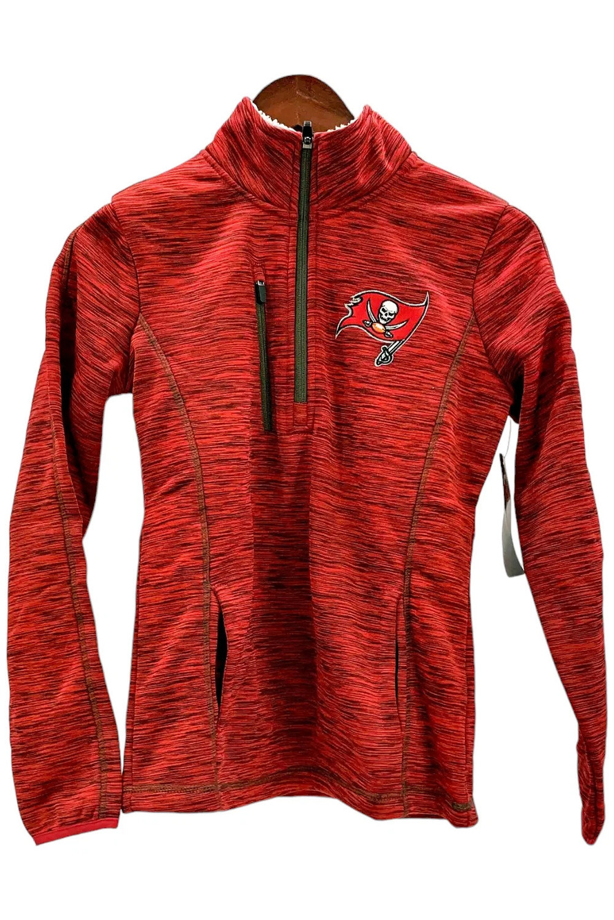 NFL Women's Transitional Half Zip Pullover Bucs - Regular
